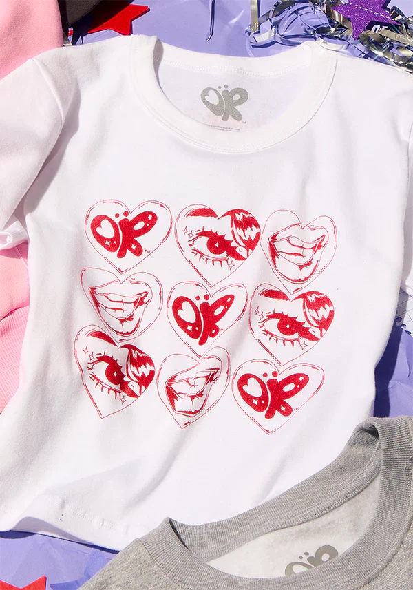 at a festival near you crop baby tee - Image 3