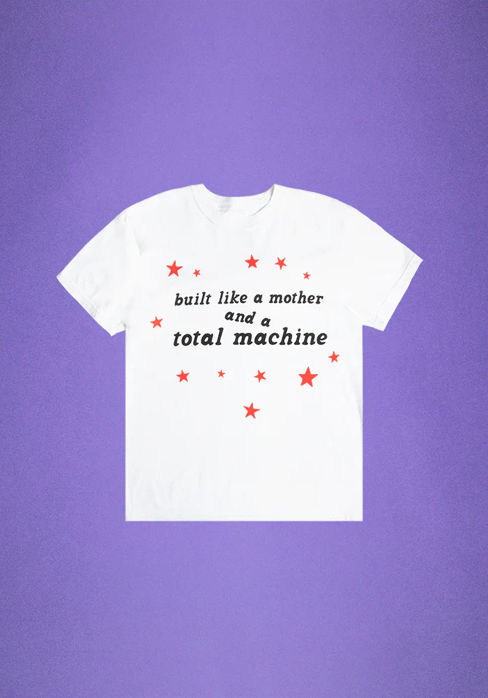 built like a mother and a total machine t-shirt - Image 3