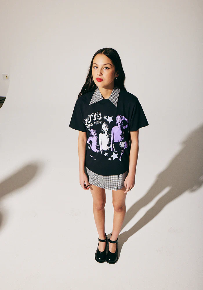 GUTS world tour lollypop dateback t-shirt in black - Image 5