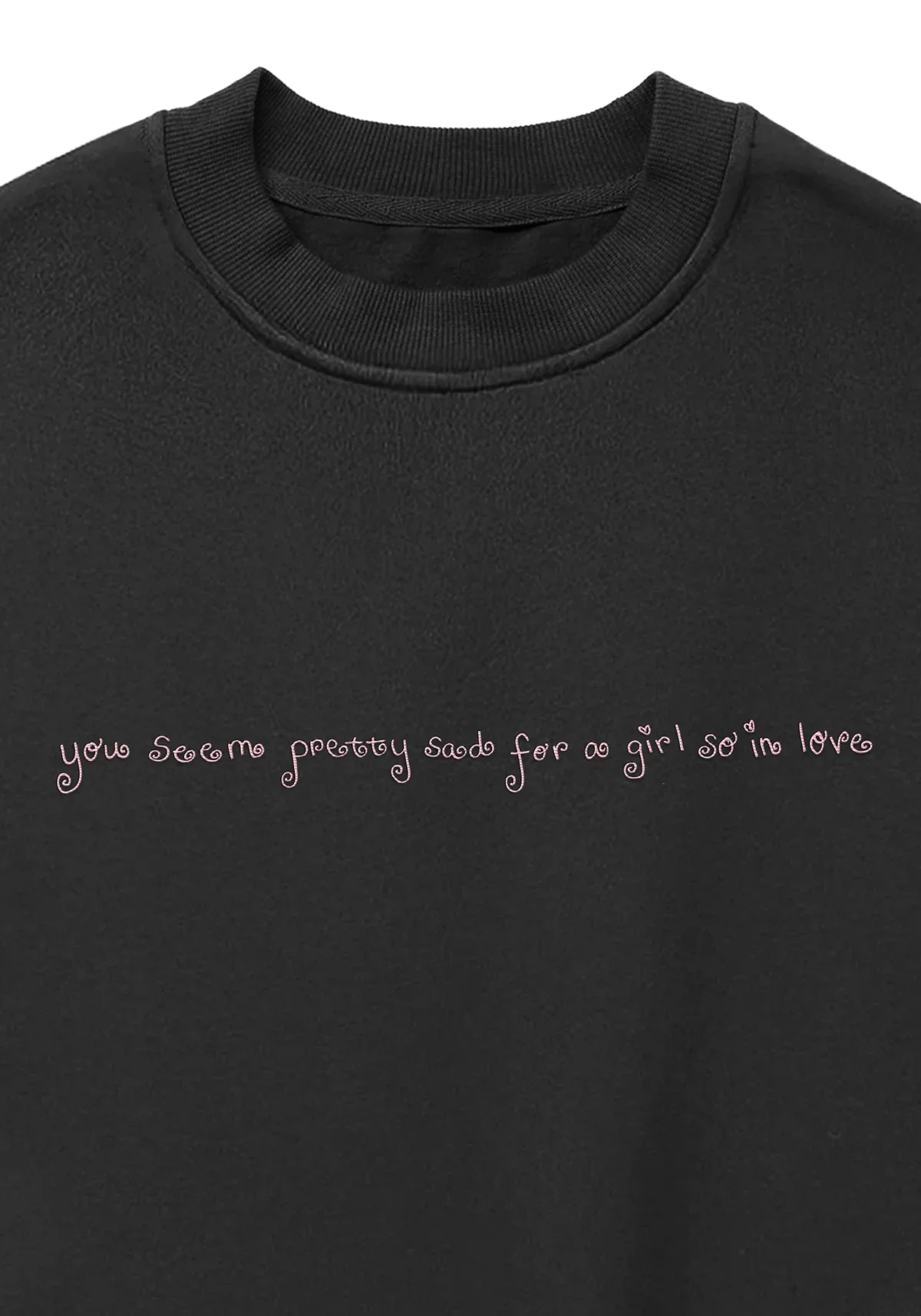 lace album cover embroidered crewneck - Image 3