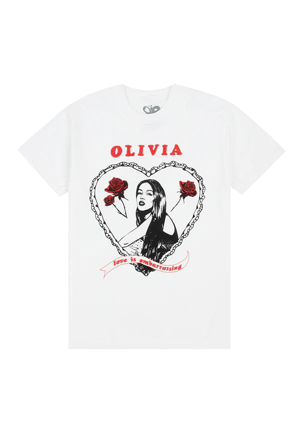 love is embarrassing t-shirt - Image 2