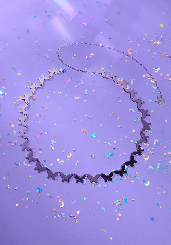 silver butterfly belt - Image 3